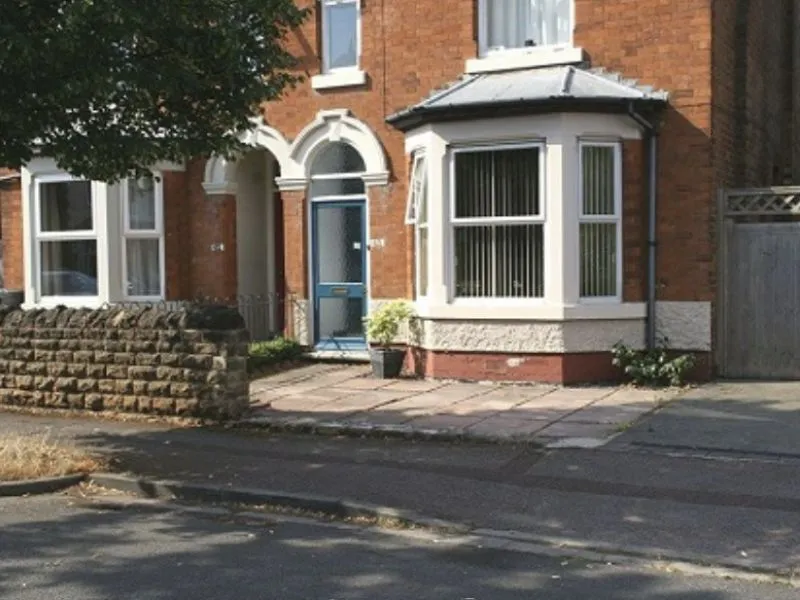 Completed dropped kerb — crosby rd wb, Nottingham