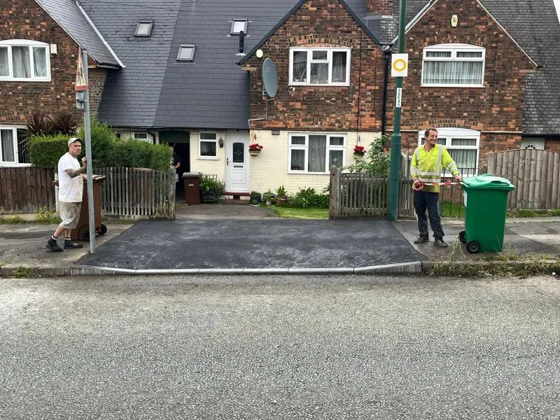 Dropped kerb completed in Newark-on-Trent