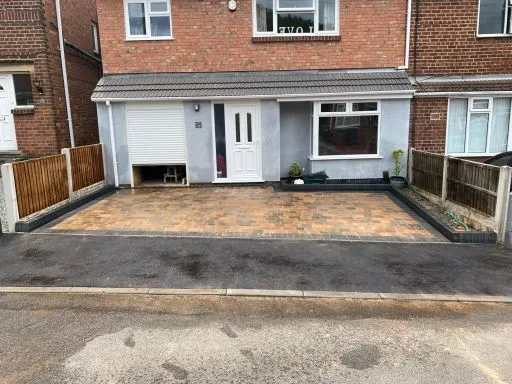 Dropped kerb installation in Nottingham