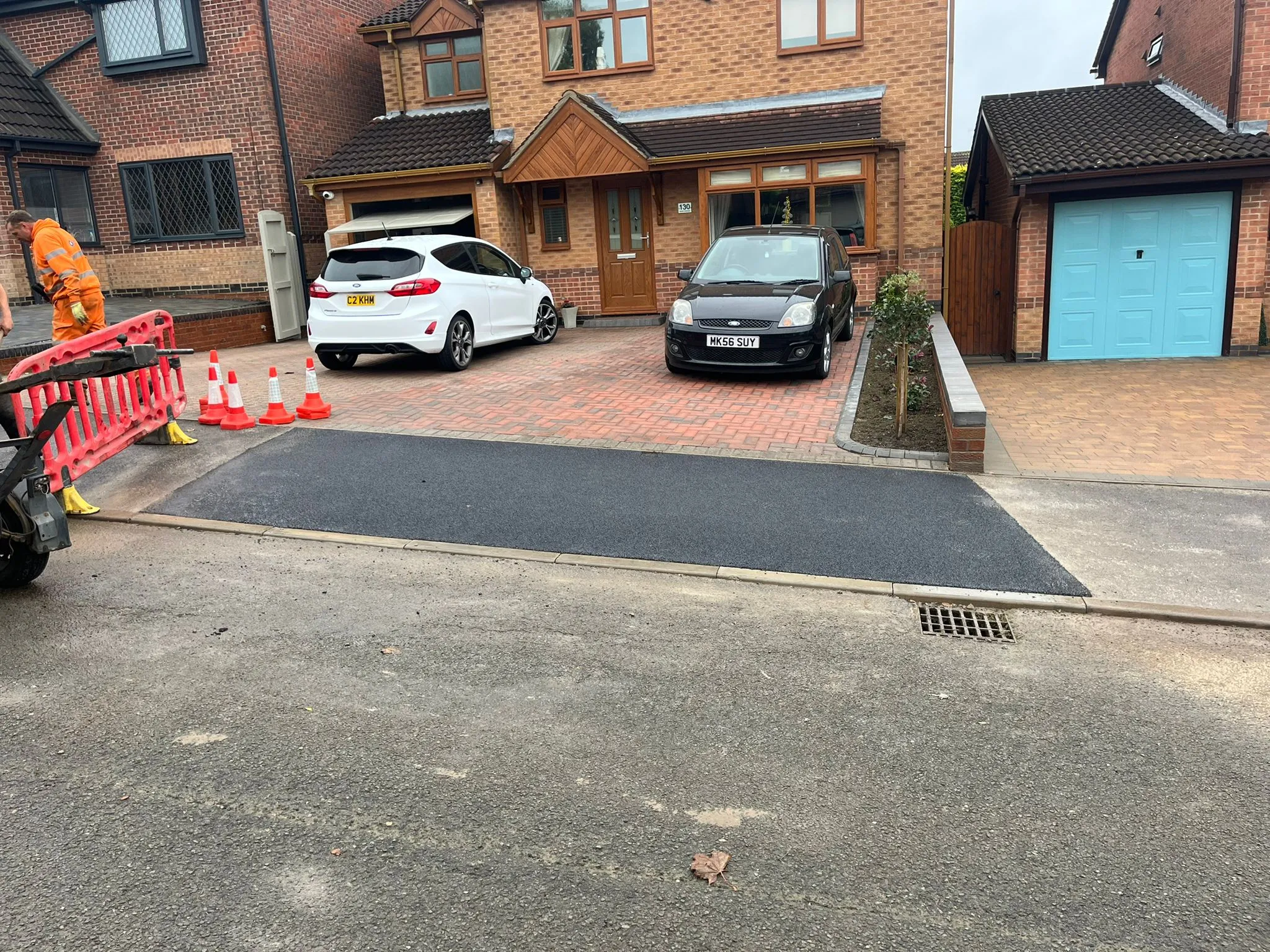 Dropped kerb completed near Eastwood