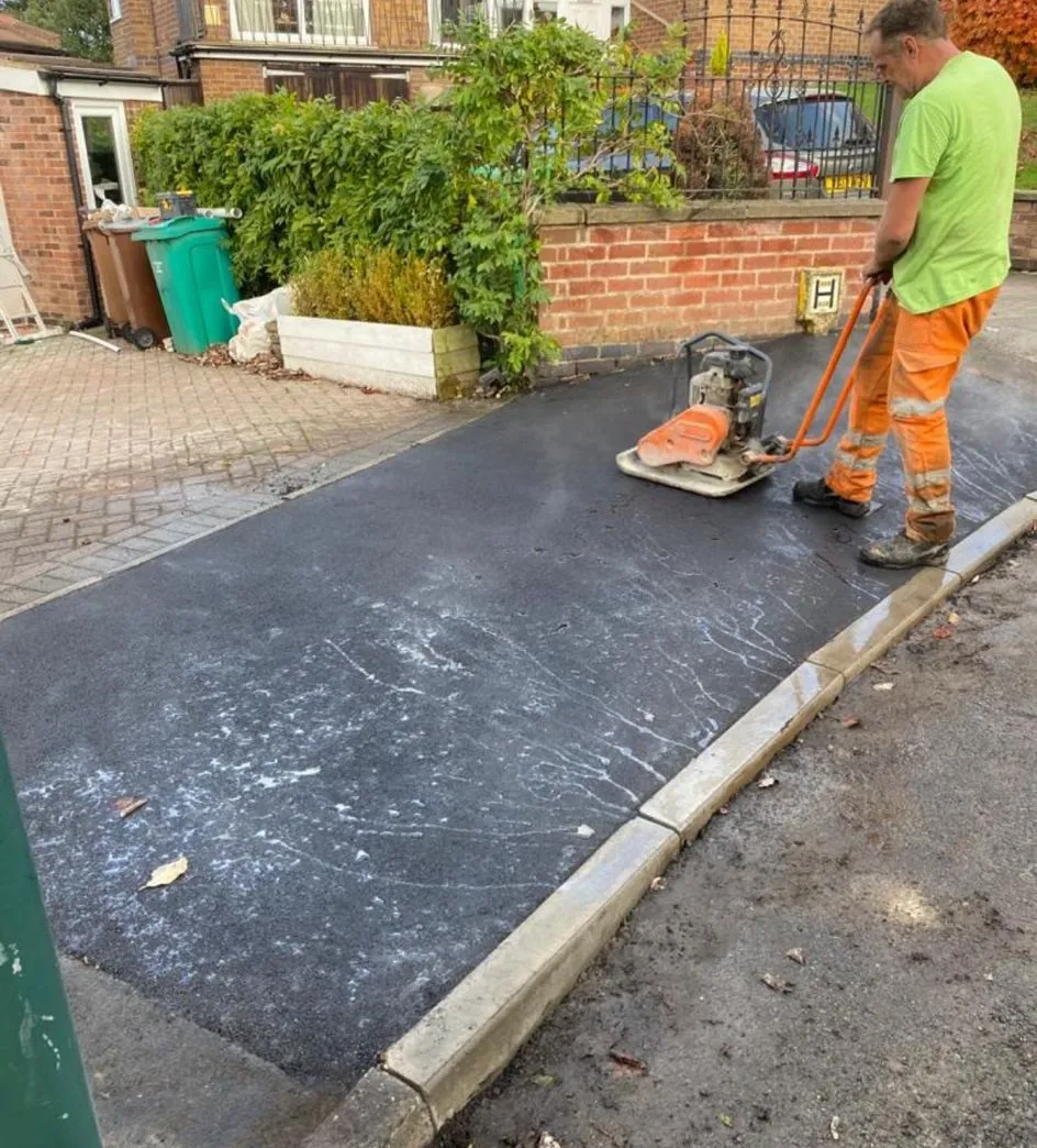 Completed dropped kerb — maurice mapperley, Nottingham