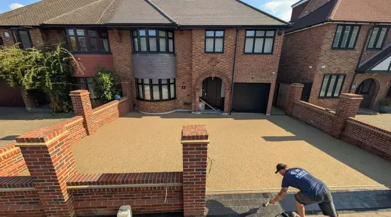 Resin driveway project