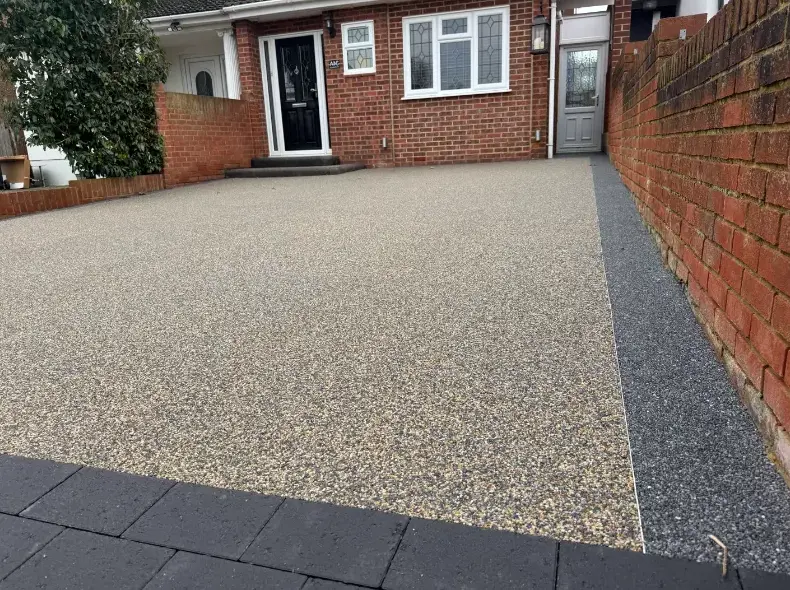 kent resin driveways natural resin driveway bungalow front