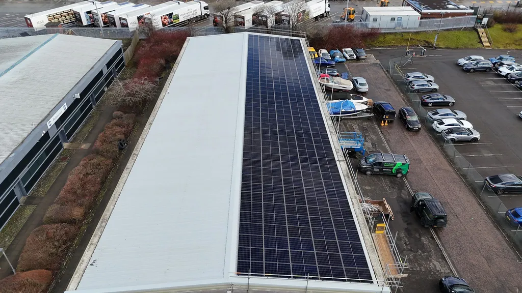 100kW Factory Solar Installation