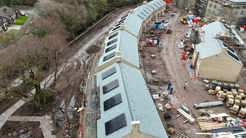 New Build Solar Installation, Glossop
