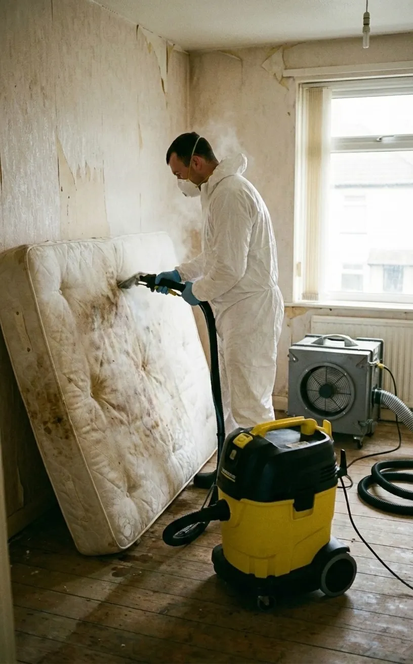 Void property cleaning and mattress decontamination in Greater Manchester by Prestige Biohazard Cleaning