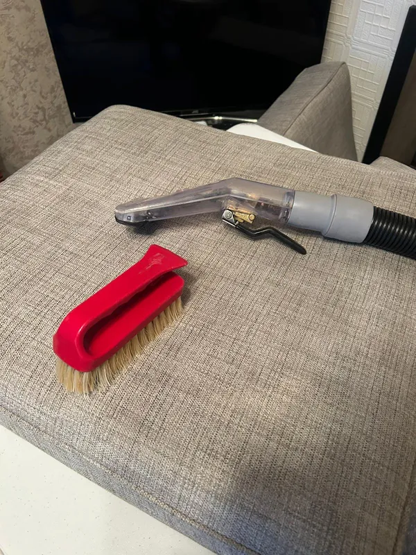 Carpet and upholstery cleaning process